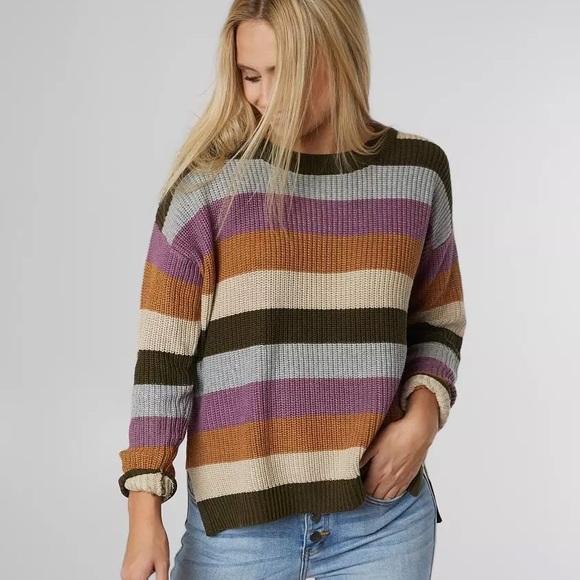 Daytrip Sweaters - Daytrip Striped Sweater
